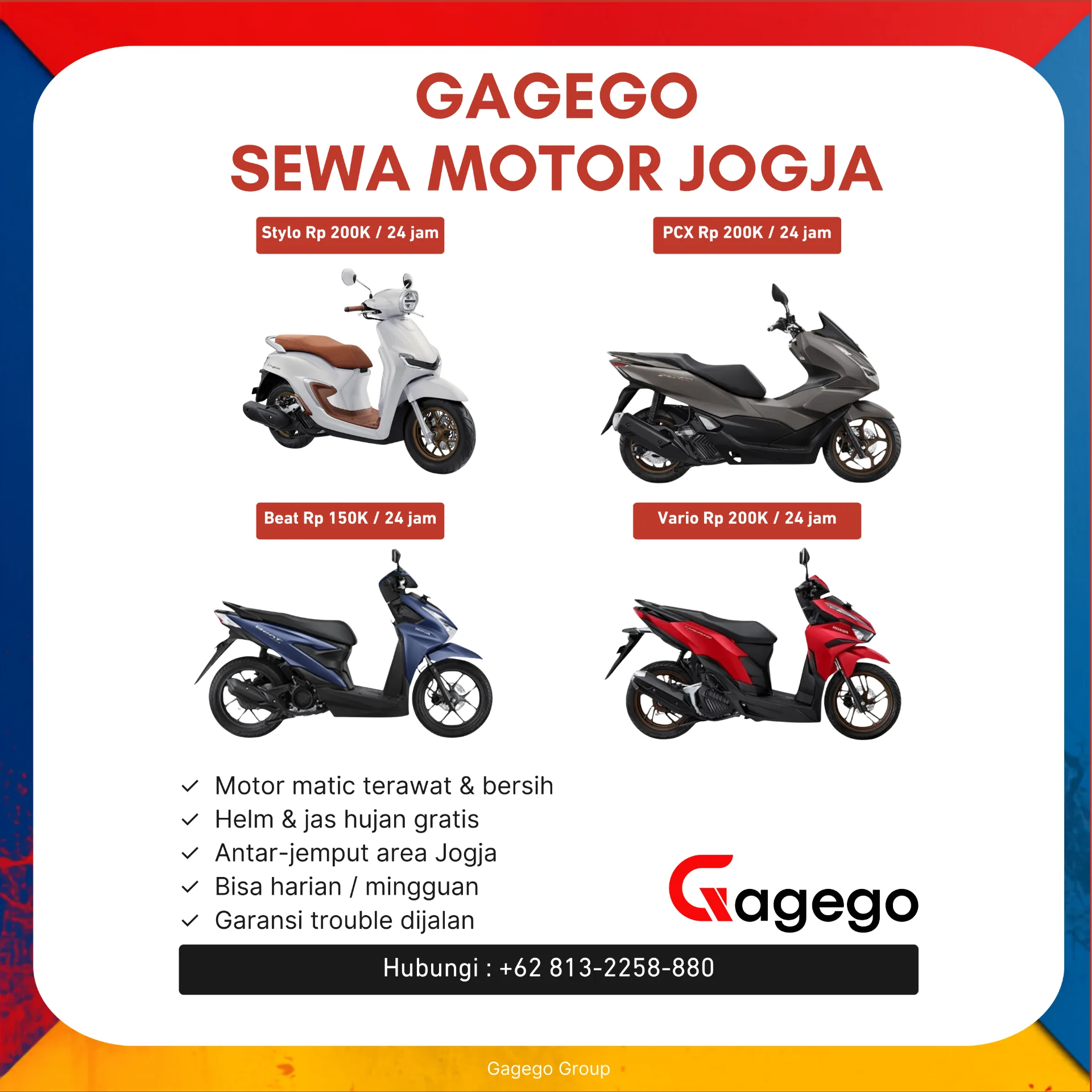 Sewa Motor Jogja